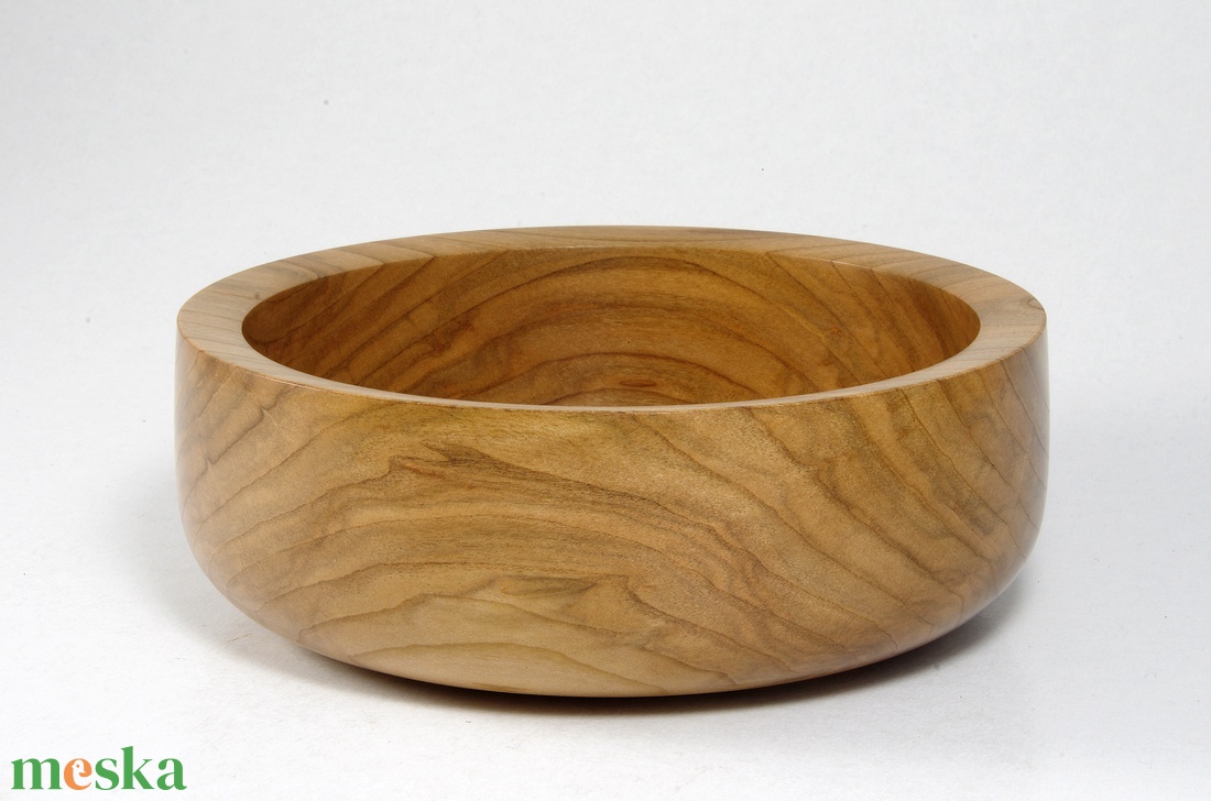 Selymes - Egyedi kézműves tálka vadmeggyfából - otthon & életmód - dekoráció - asztal és polc dekoráció - asztaldísz - Meska.hu