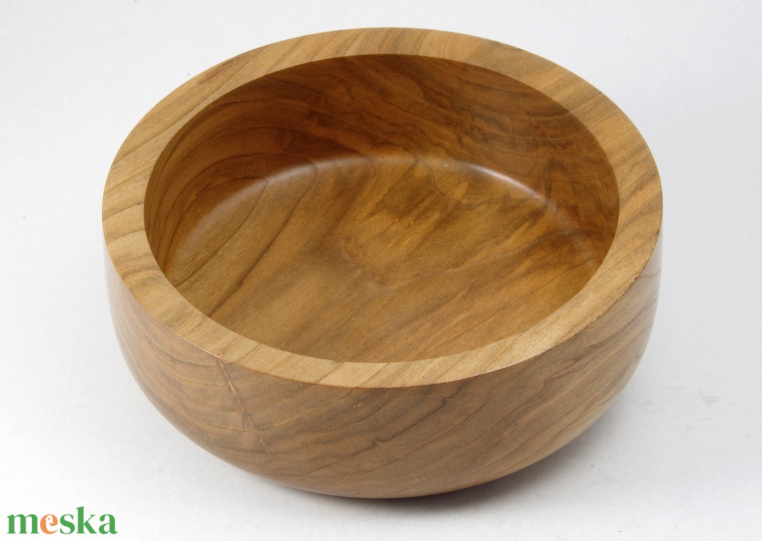 Selymes - Egyedi kézműves tálka vadmeggyfából - otthon & életmód - dekoráció - asztal és polc dekoráció - asztaldísz - Meska.hu