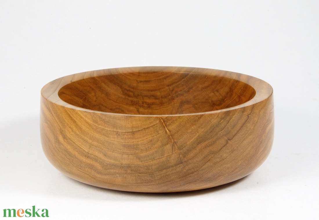 Selymes - Egyedi kézműves tálka vadmeggyfából - otthon & életmód - dekoráció - asztal és polc dekoráció - asztaldísz - Meska.hu