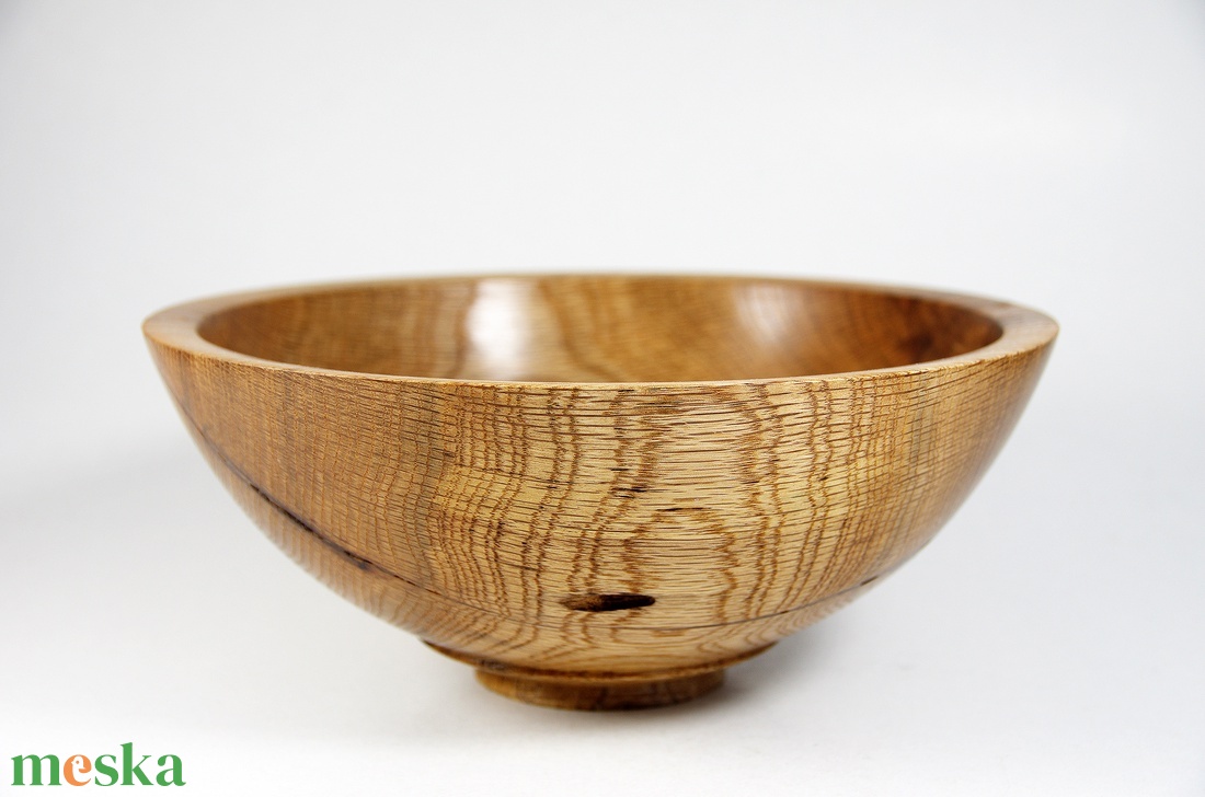 Rusztikus tölgy - Egyedi kézműves kínáló tölgyfából - otthon & életmód - dekoráció - asztal és polc dekoráció - asztaldísz - Meska.hu