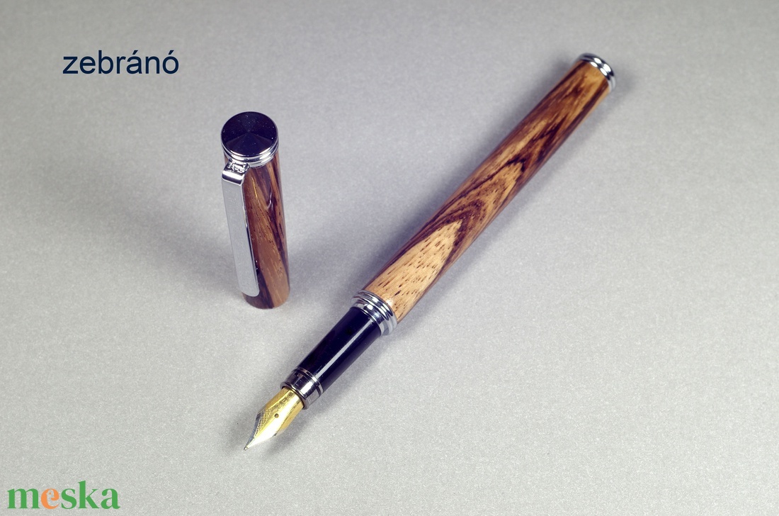 Zebránó - Egyedi kézműves töltőtoll - otthon & életmód - papír, írószer - ceruza & toll - Meska.hu