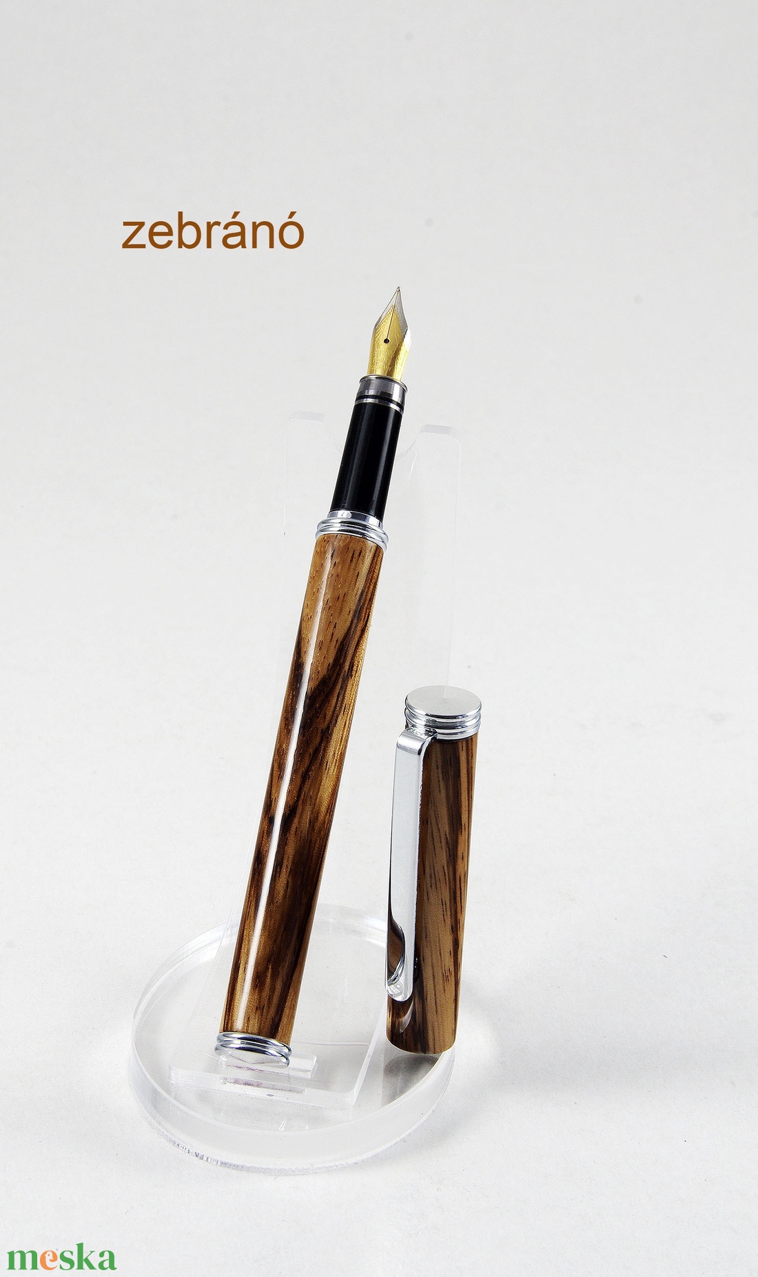 Zebránó - Egyedi kézműves töltőtoll - otthon & életmód - papír, írószer - ceruza & toll - Meska.hu