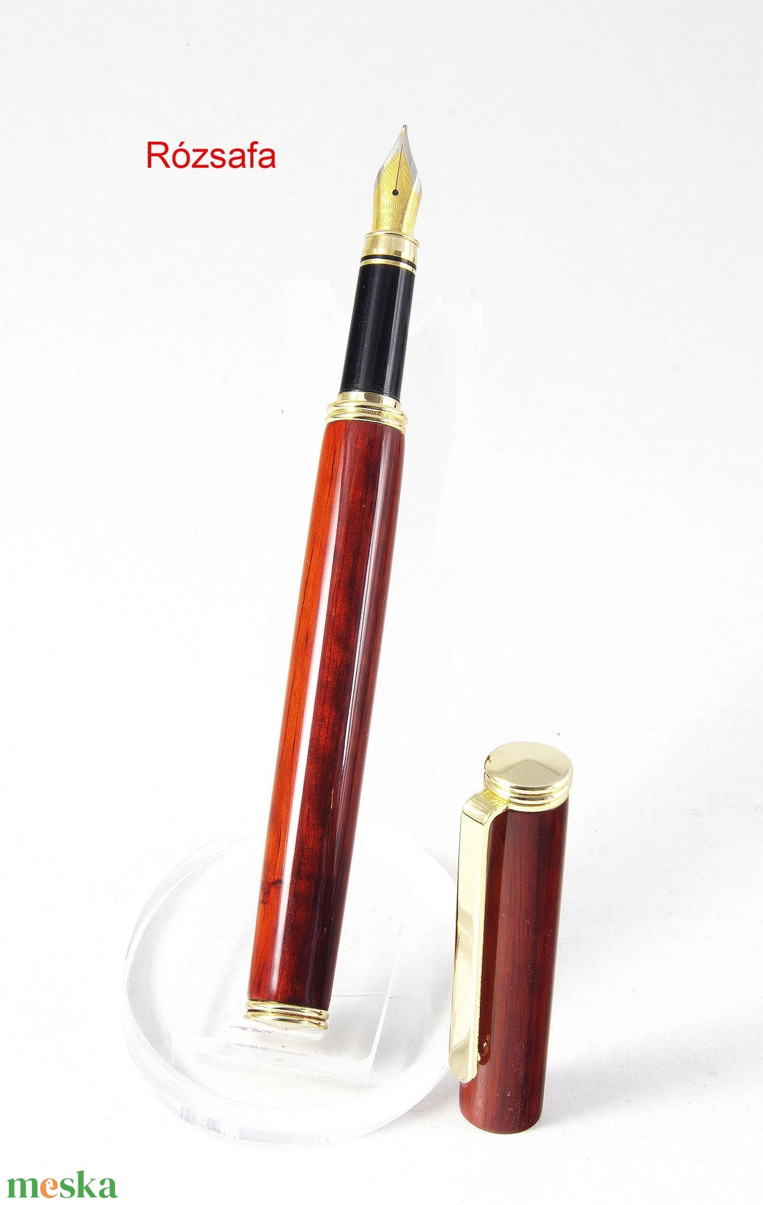 Rózsafa - Egyedi, kézműves töltőtoll  - otthon & életmód - papír, írószer - ceruza & toll - Meska.hu