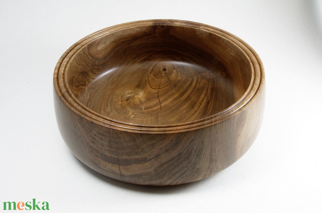Erzsébet tál - Egyedi kézműves kínálótál diófából - otthon & életmód - konyhafelszerelés, tálalás - tálalás - kínálótál - Meska.hu