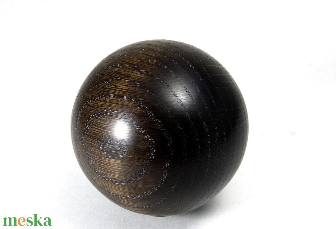 Fekete Gömböc - Egyedi, kézműves termék - kellékek & szerszámok - hobby fa alapanyag - fagolyó - Meska.hu