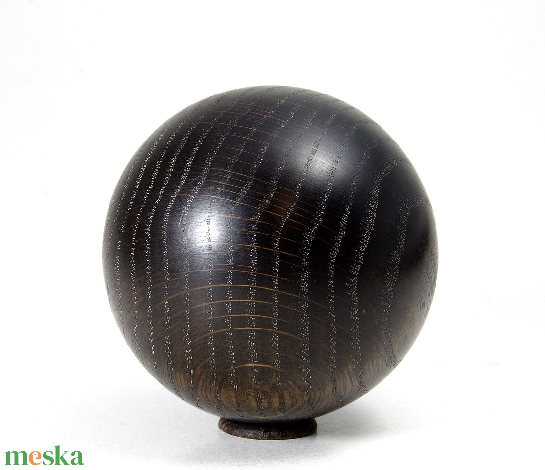 Fekete Gömböc - Egyedi, kézműves termék - kellékek & szerszámok - hobby fa alapanyag - fagolyó - Meska.hu