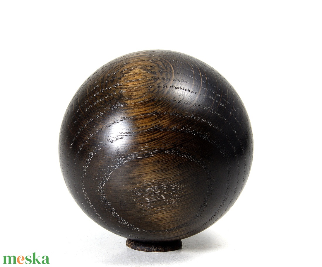 Fekete Gömböc - Egyedi, kézműves termék - kellékek & szerszámok - hobby fa alapanyag - fagolyó - Meska.hu