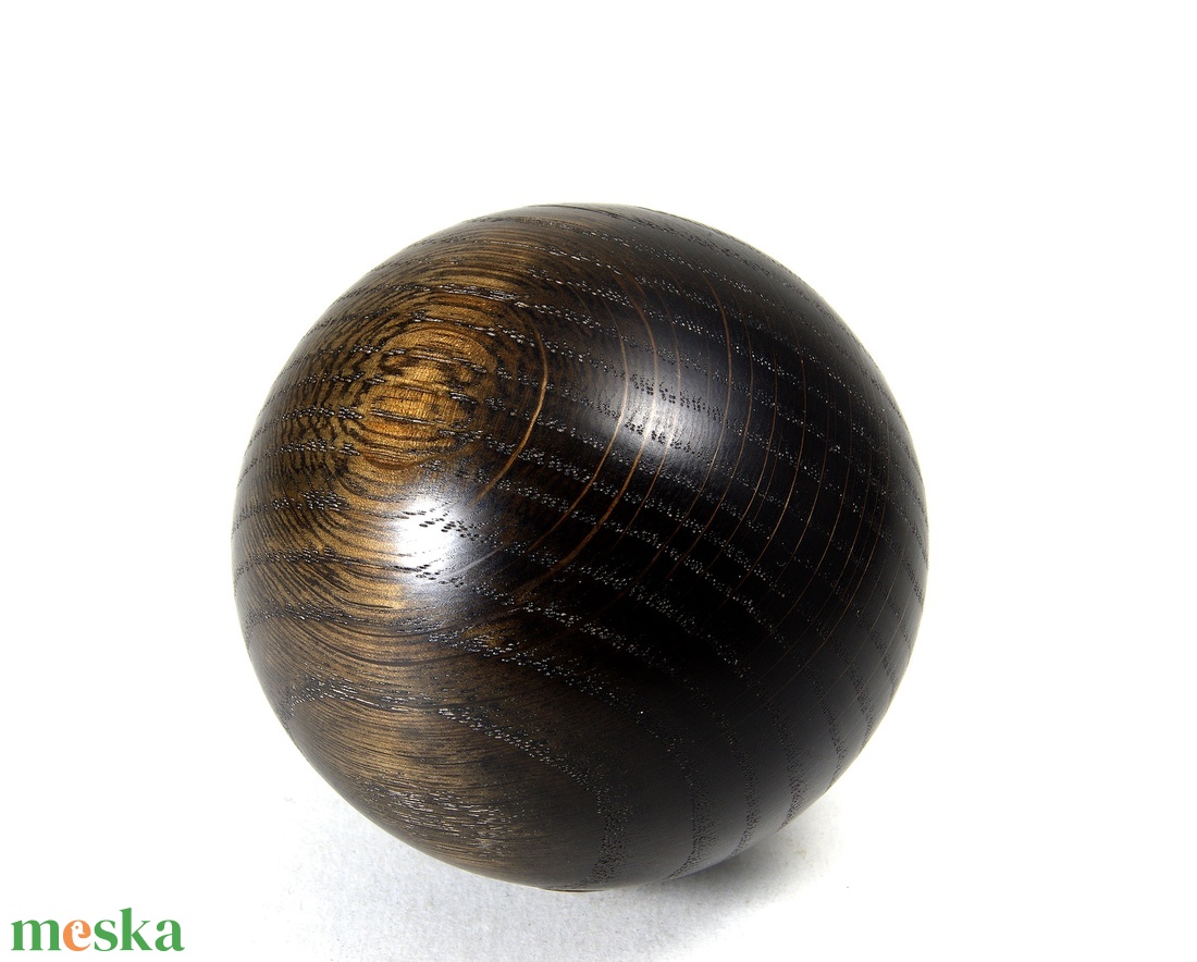 Fekete Gömböc - Egyedi, kézműves termék - kellékek & szerszámok - hobby fa alapanyag - fagolyó - Meska.hu