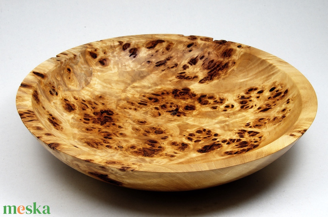 Vándor II. - Egyedi kézműves kínálótál csomoros nyárfából - otthon & életmód - konyhafelszerelés, tálalás - tálalás - kínálótál - Meska.hu