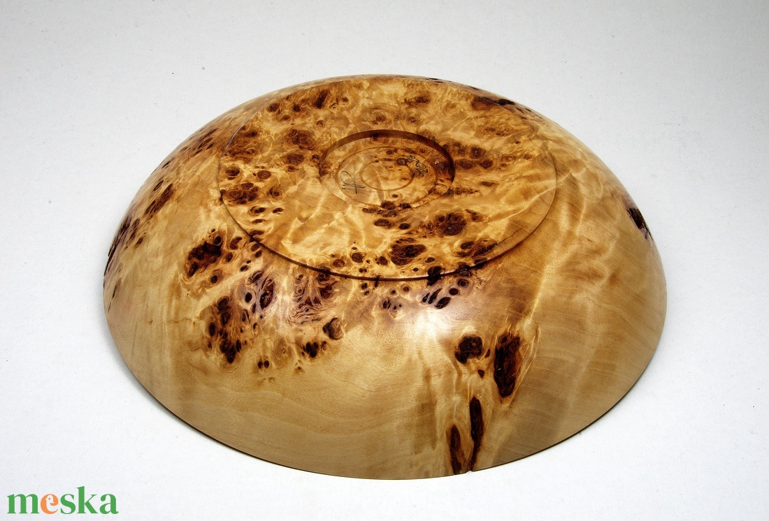 Vándor II. - Egyedi kézműves kínálótál csomoros nyárfából - otthon & életmód - konyhafelszerelés, tálalás - tálalás - kínálótál - Meska.hu