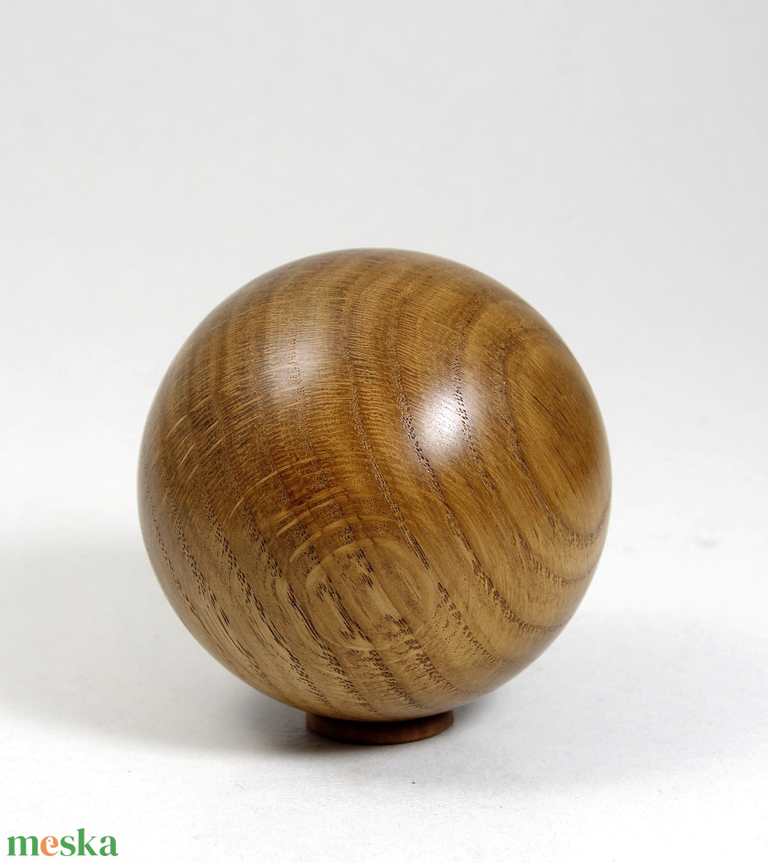 Gömböc - Egyedi, kézműves termék tölgyfából - otthon & életmód - dekoráció - asztal és polc dekoráció - asztaldísz - Meska.hu
