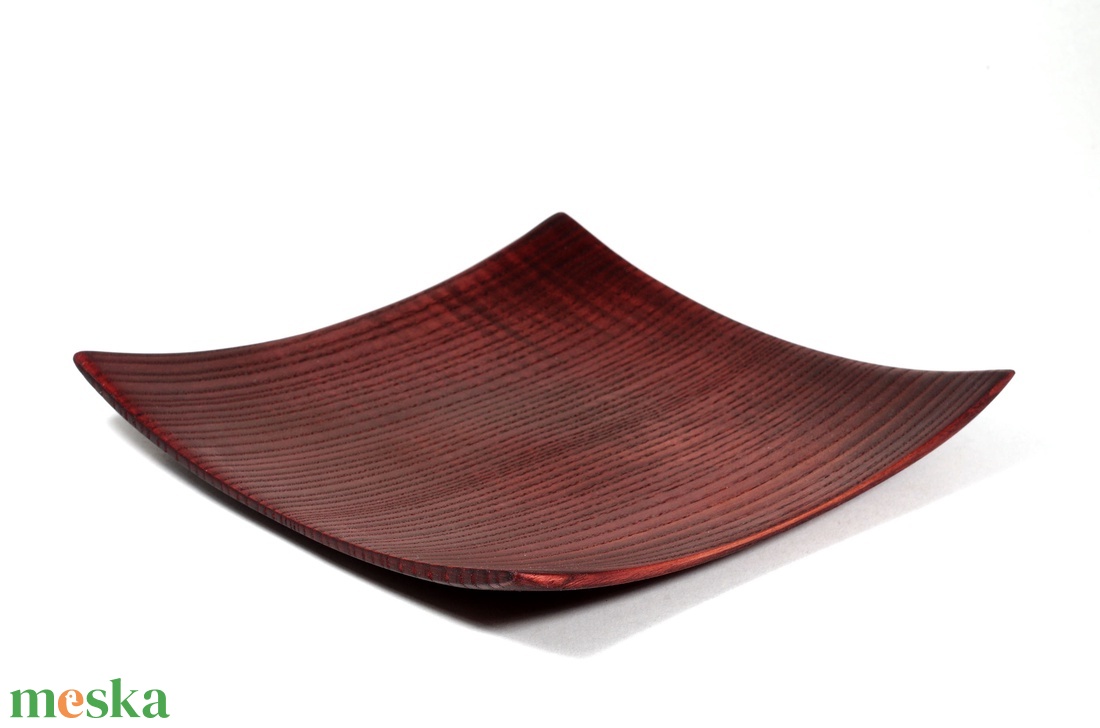 Pagoda - Egyedi, kézműves kínáló kőrisfából - otthon & életmód - dekoráció - asztal és polc dekoráció - asztaldísz - Meska.hu