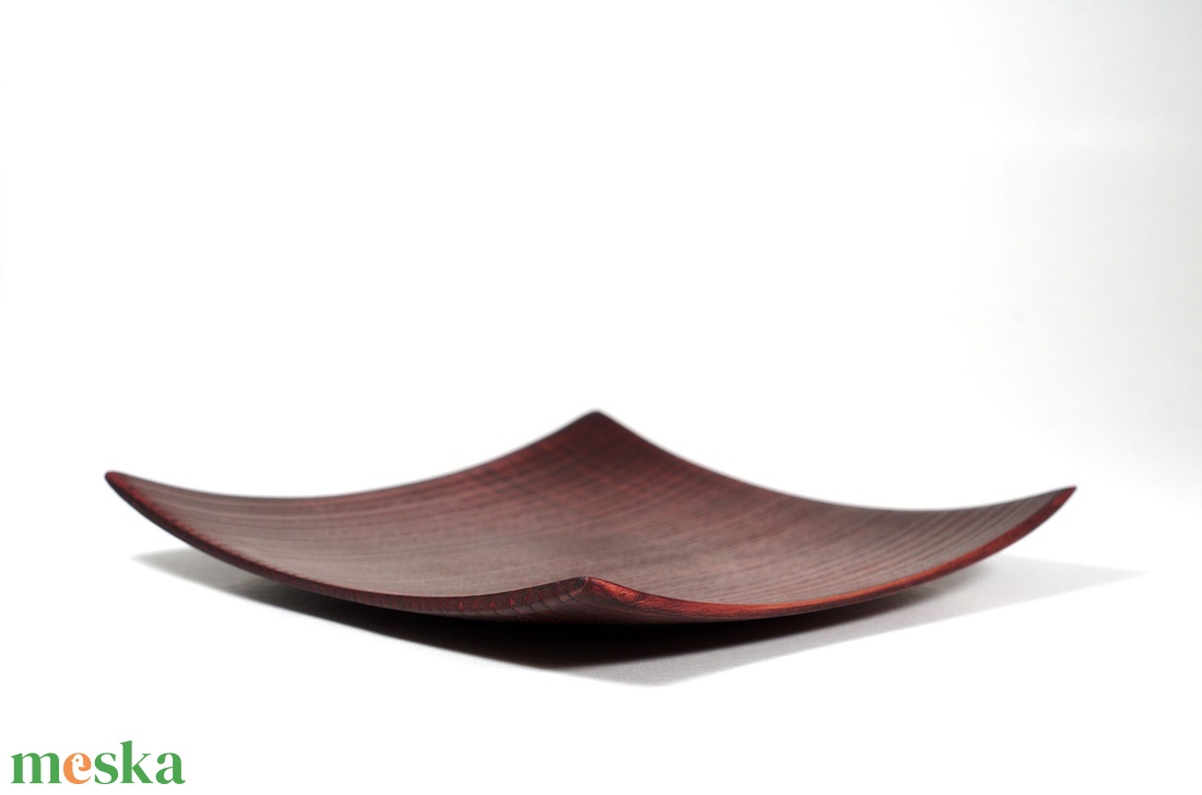 Pagoda - Egyedi, kézműves kínáló kőrisfából - otthon & életmód - dekoráció - asztal és polc dekoráció - asztaldísz - Meska.hu