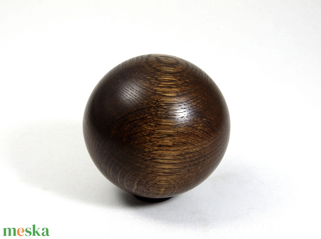 Fekete Gömböc - Egyedi, kézműves termék - kellékek & szerszámok - hobby fa alapanyag - fagolyó - Meska.hu