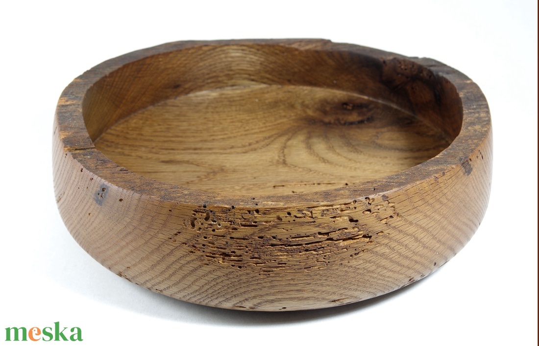 Matuzsálem - Egyedi, kézműves kínálótál tölgyfából - otthon & életmód - dekoráció - asztal és polc dekoráció - asztaldísz - Meska.hu