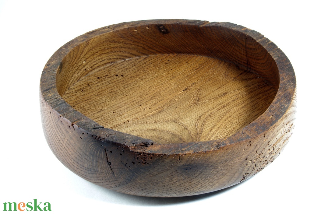 Matuzsálem - Egyedi, kézműves kínálótál tölgyfából - otthon & életmód - dekoráció - asztal és polc dekoráció - asztaldísz - Meska.hu