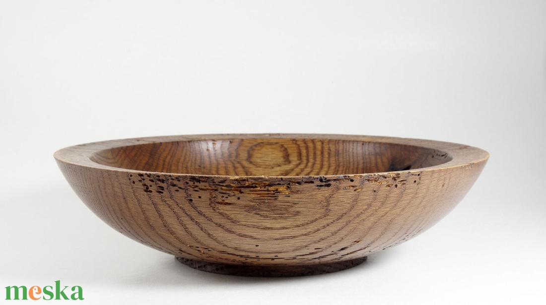 Matuzsálem II. - Egyedi, kézműves kínálótál tölgyfából - otthon & életmód - dekoráció - asztal és polc dekoráció - asztaldísz - Meska.hu