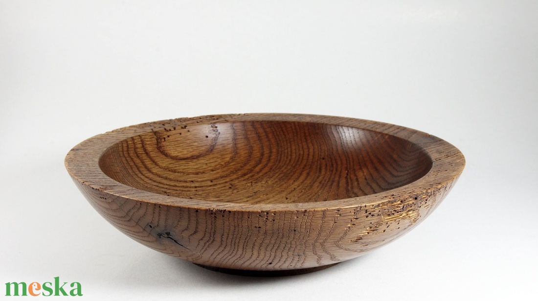 Matuzsálem II. - Egyedi, kézműves kínálótál tölgyfából - otthon & életmód - dekoráció - asztal és polc dekoráció - asztaldísz - Meska.hu