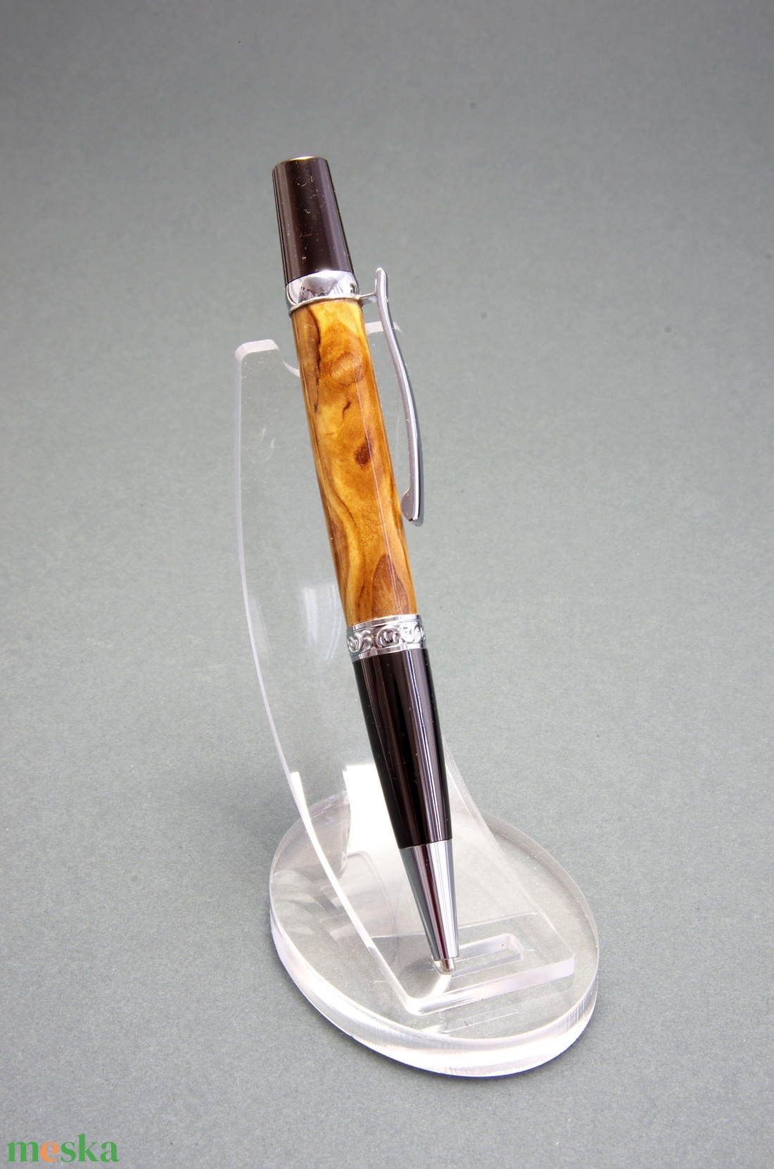 Toszkána - Egyedi, kézműves golyóstoll olajfából - otthon & életmód - papír, írószer - ceruza & toll - Meska.hu