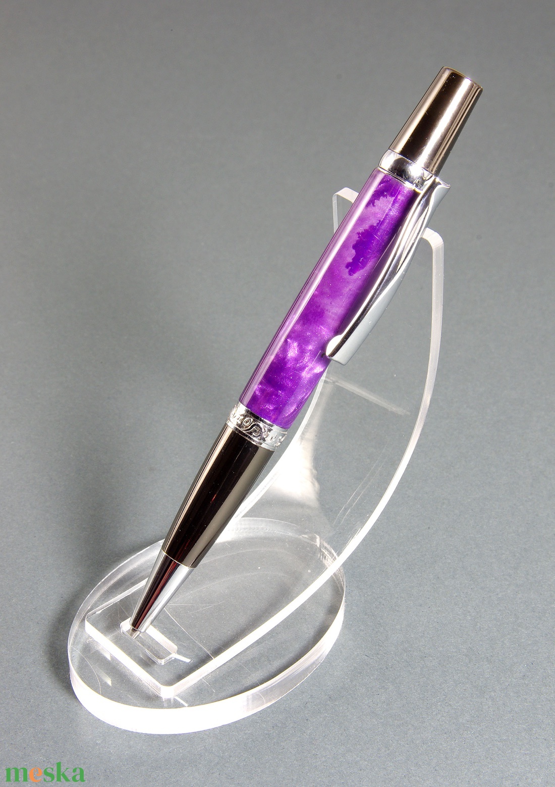 Ametiszt - Egyedi, kézműves golyóstoll - otthon & életmód - papír, írószer - ceruza & toll - Meska.hu