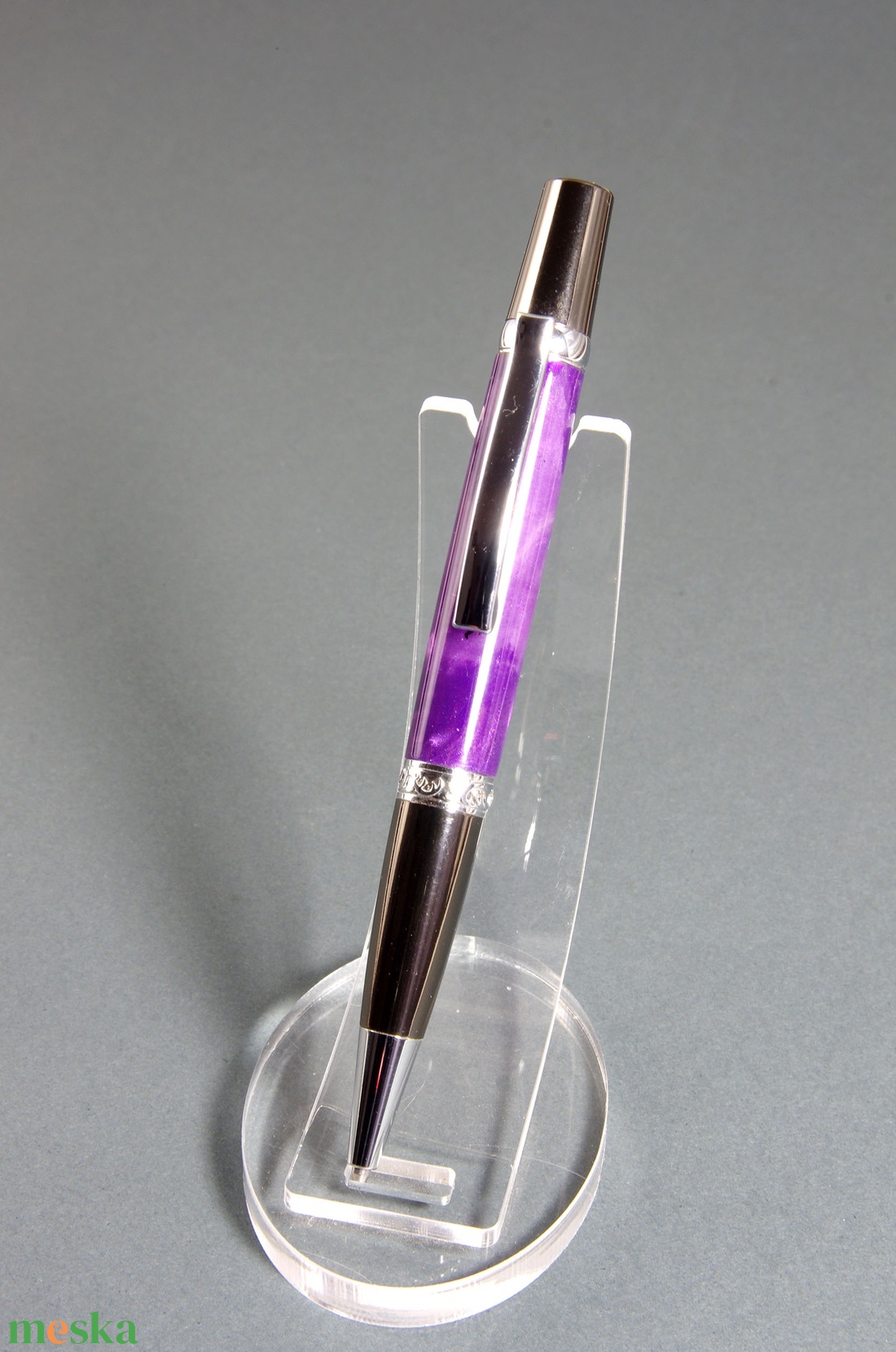 Ametiszt - Egyedi, kézműves golyóstoll - otthon & életmód - papír, írószer - ceruza & toll - Meska.hu