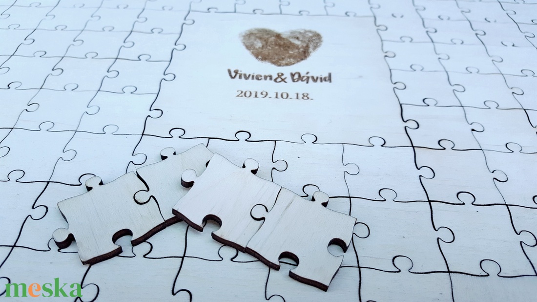 Puzzle vendégkönyv ( esküvői vendégkönyv ) ES0001 - esküvő - emlék & ajándék - vendégkönyv - Meska.hu Puzzle vendégkönyv ( esküvői vendégkönyv ) ES0001 - esküvő - emlék & ajándék - vendégkönyv - Meska.hu