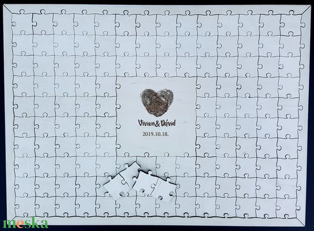 Puzzle vendégkönyv ( esküvői vendégkönyv ) ES0001 - esküvő - emlék & ajándék - vendégkönyv - Meska.hu Puzzle vendégkönyv ( esküvői vendégkönyv ) ES0001 - esküvő - emlék & ajándék - vendégkönyv - Meska.hu