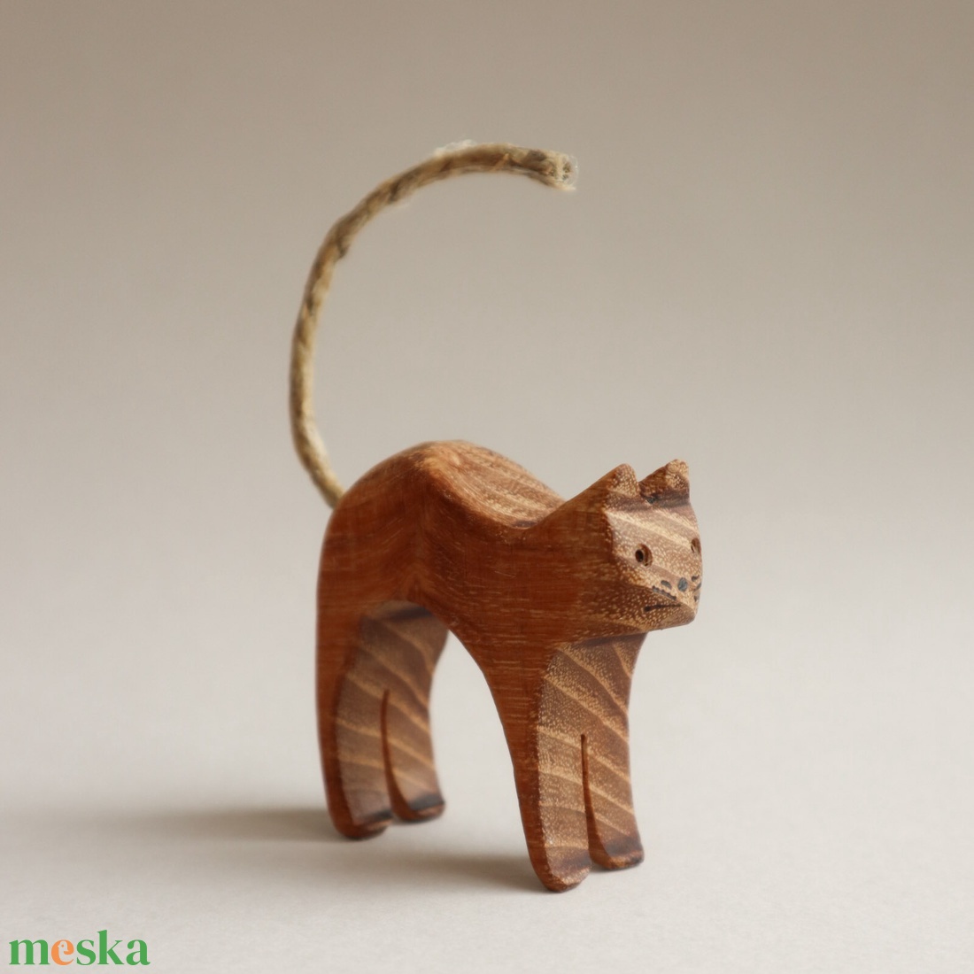 Fa cica figura, fa macska, macska játék - játék & sport - készségfejlesztő és logikai játék - oktató játékok - Meska.hu