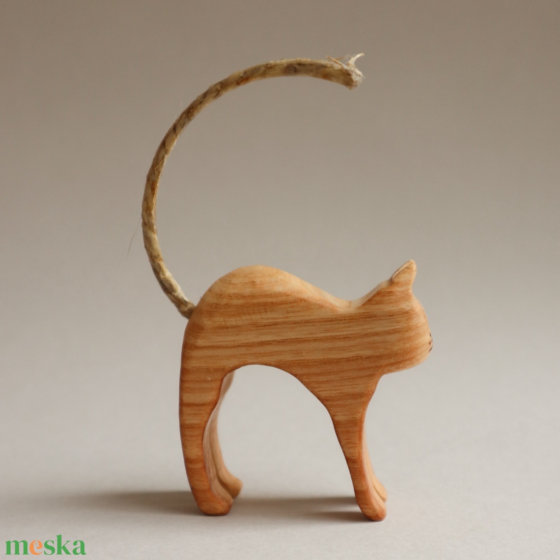 Fa cica figura, fa macska, macska játék - játék & sport - készségfejlesztő és logikai játék - oktató játékok - Meska.hu