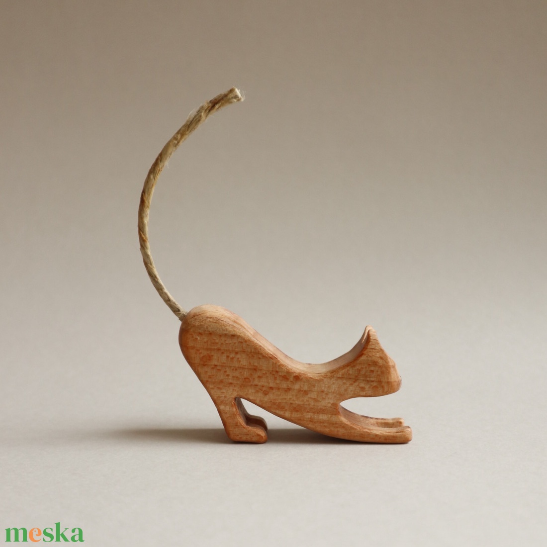 Fa cica figura, fa macska, macska játék - játék & sport - készségfejlesztő és logikai játék - oktató játékok - Meska.hu