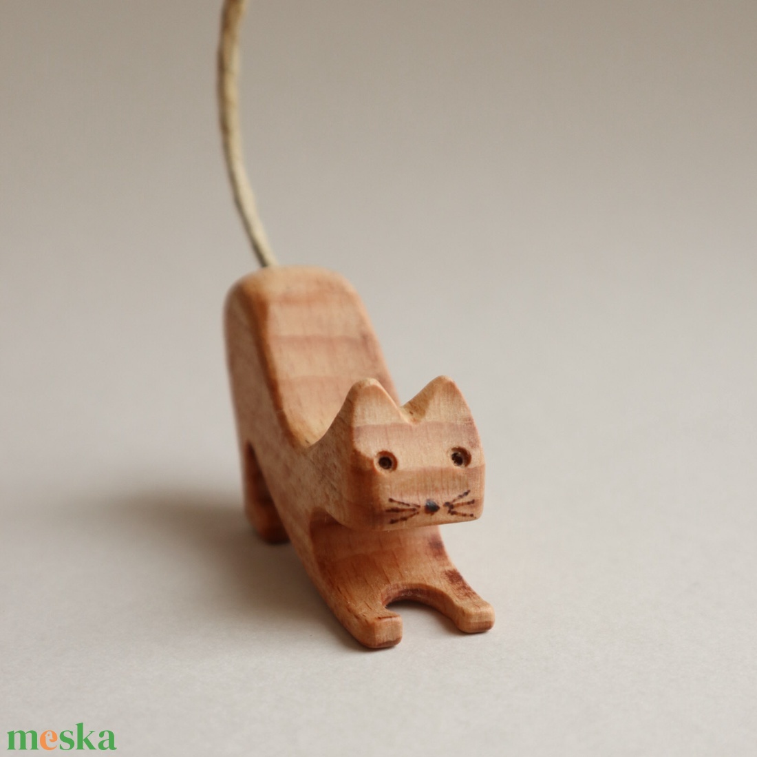 Fa cica figura, fa macska, macska játék - játék & sport - készségfejlesztő és logikai játék - oktató játékok - Meska.hu