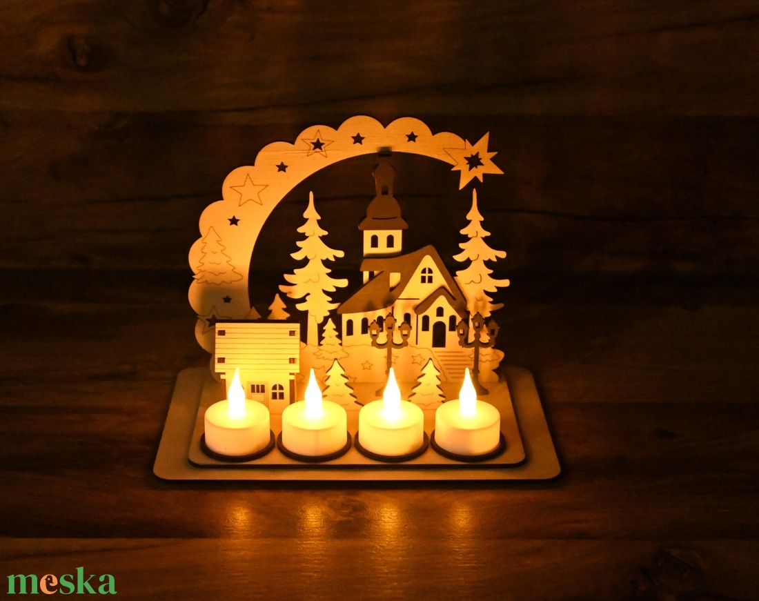 Adventi asztali dísz ledes mécses részére - karácsony - karácsonyi lakásdekoráció - karácsonyi ablakdíszek, ablakmatricák - Meska.hu Adventi asztali dísz ledes mécses részére - karácsony - karácsonyi lakásdekoráció - karácsonyi ablakdíszek, ablakmatricák - Meska.hu