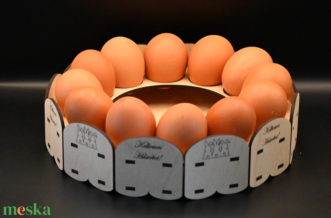 Húsvéti tojástartó, asztali dísz - otthon & életmód - dekoráció - dísztárgy - Meska.hu