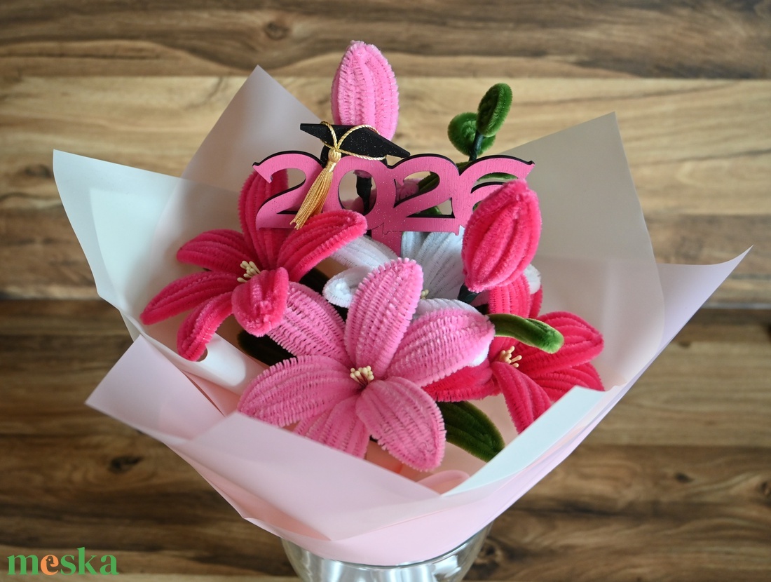 Ovis ballagási örökvirág csokor � maradandó emlék a ballagás napjára! - otthon & életmód - virágdekoráció - virágok - virágcsokor - Meska.hu