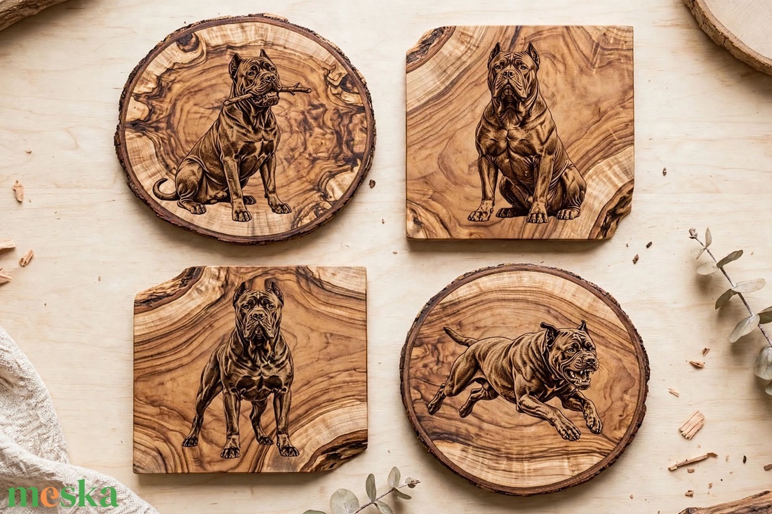 Cane Corso 10db-os prémium póz szett Lézergravír SVG, PNG, DXF, PDF - művészet - grafika & illusztráció - digitális - Meska.hu
