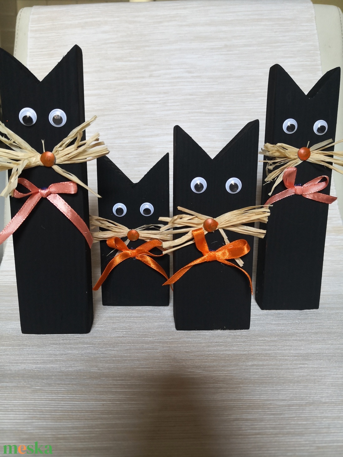 Fekete macskák - otthon & életmód - dekoráció - halloween - halloweeni dekoráció - Meska.hu Fekete macskák - otthon & életmód - dekoráció - halloween - halloweeni dekoráció - Meska.hu