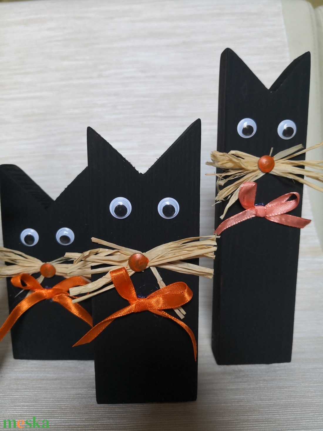Fekete macskák - otthon & életmód - dekoráció - halloween - halloweeni dekoráció - Meska.hu Fekete macskák - otthon & életmód - dekoráció - halloween - halloweeni dekoráció - Meska.hu