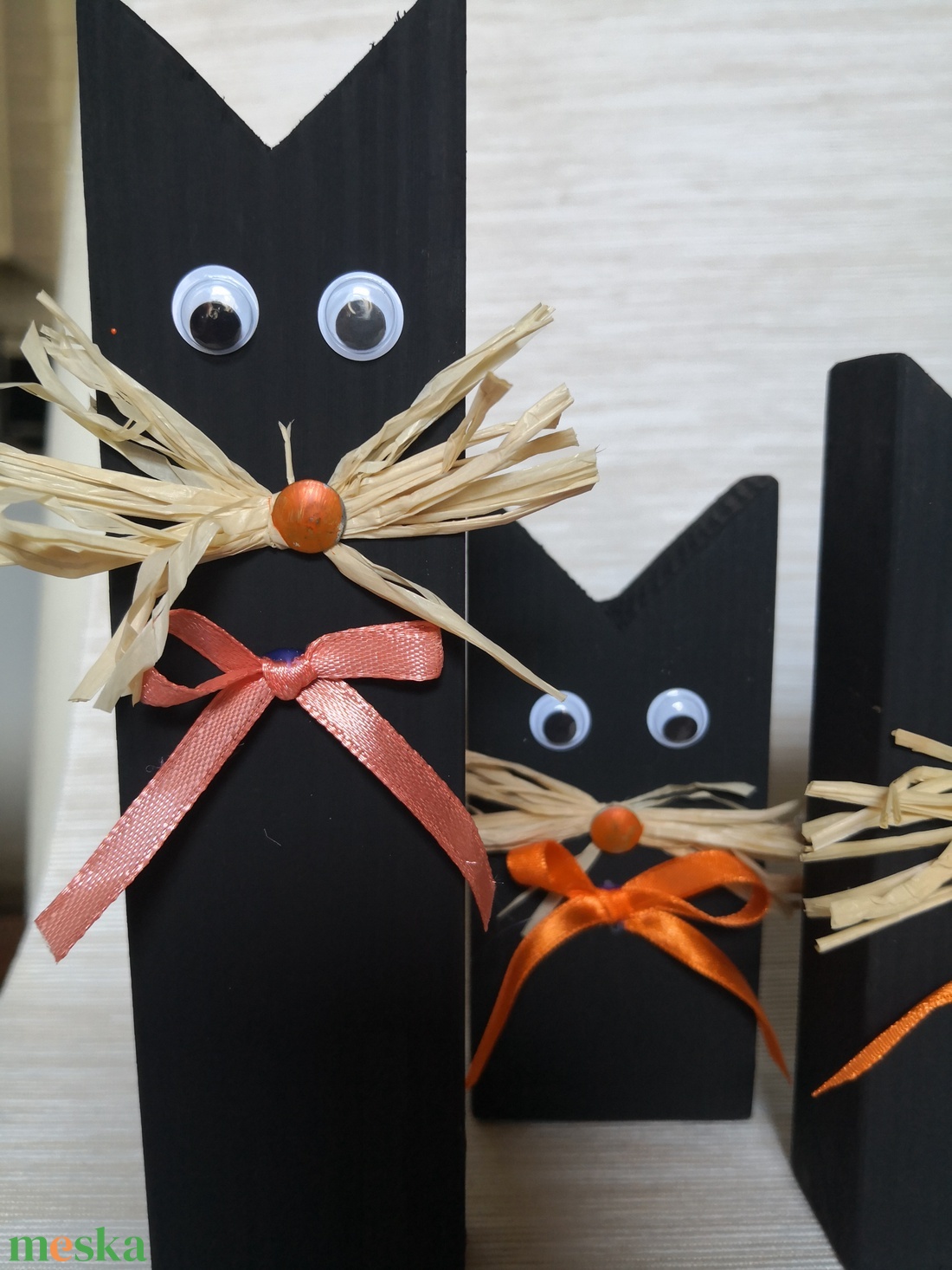 Fekete macskák - otthon & életmód - dekoráció - halloween - halloweeni dekoráció - Meska.hu Fekete macskák - otthon & életmód - dekoráció - halloween - halloweeni dekoráció - Meska.hu