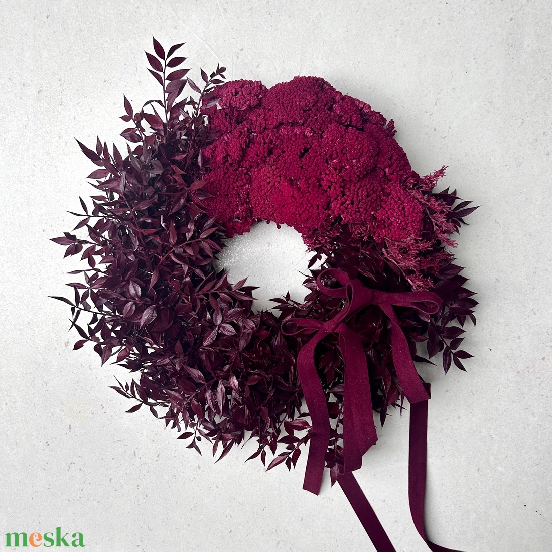 Kopogtató örök koszorú - otthon & életmód - dekoráció - ajtó- és ablak dekoráció - ajtódísz & kopogtató - Meska.hu