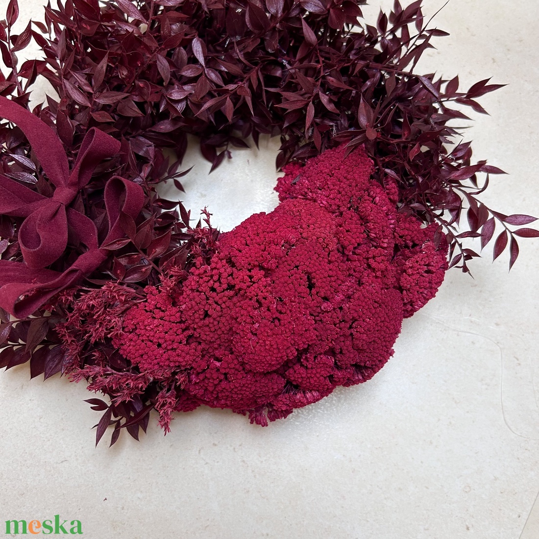 Kopogtató örök koszorú - otthon & életmód - dekoráció - ajtó- és ablak dekoráció - ajtódísz & kopogtató - Meska.hu