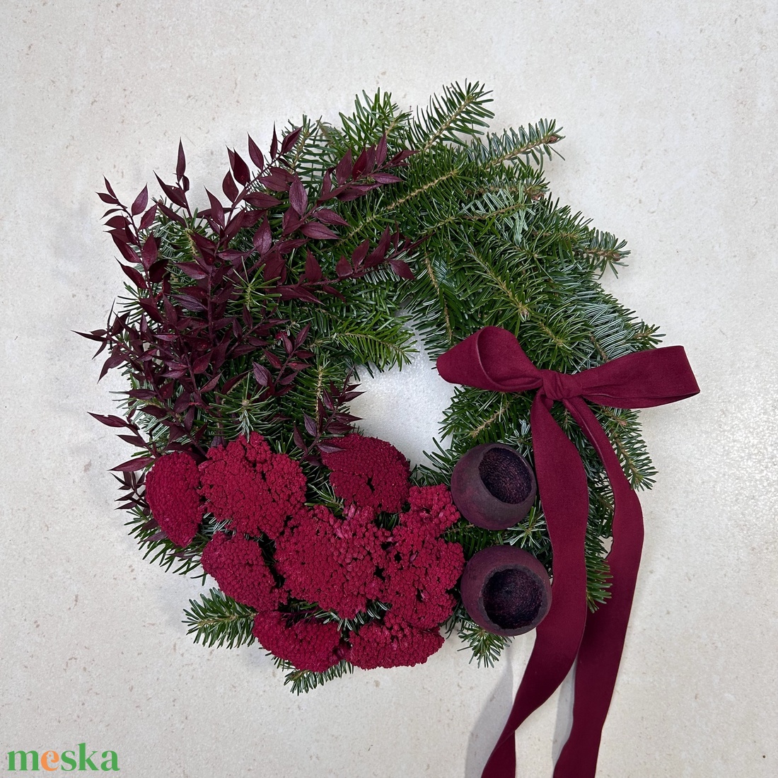 Karácsonyi kopogtató - otthon & életmód - dekoráció - ajtó- és ablak dekoráció - ajtódísz & kopogtató - Meska.hu