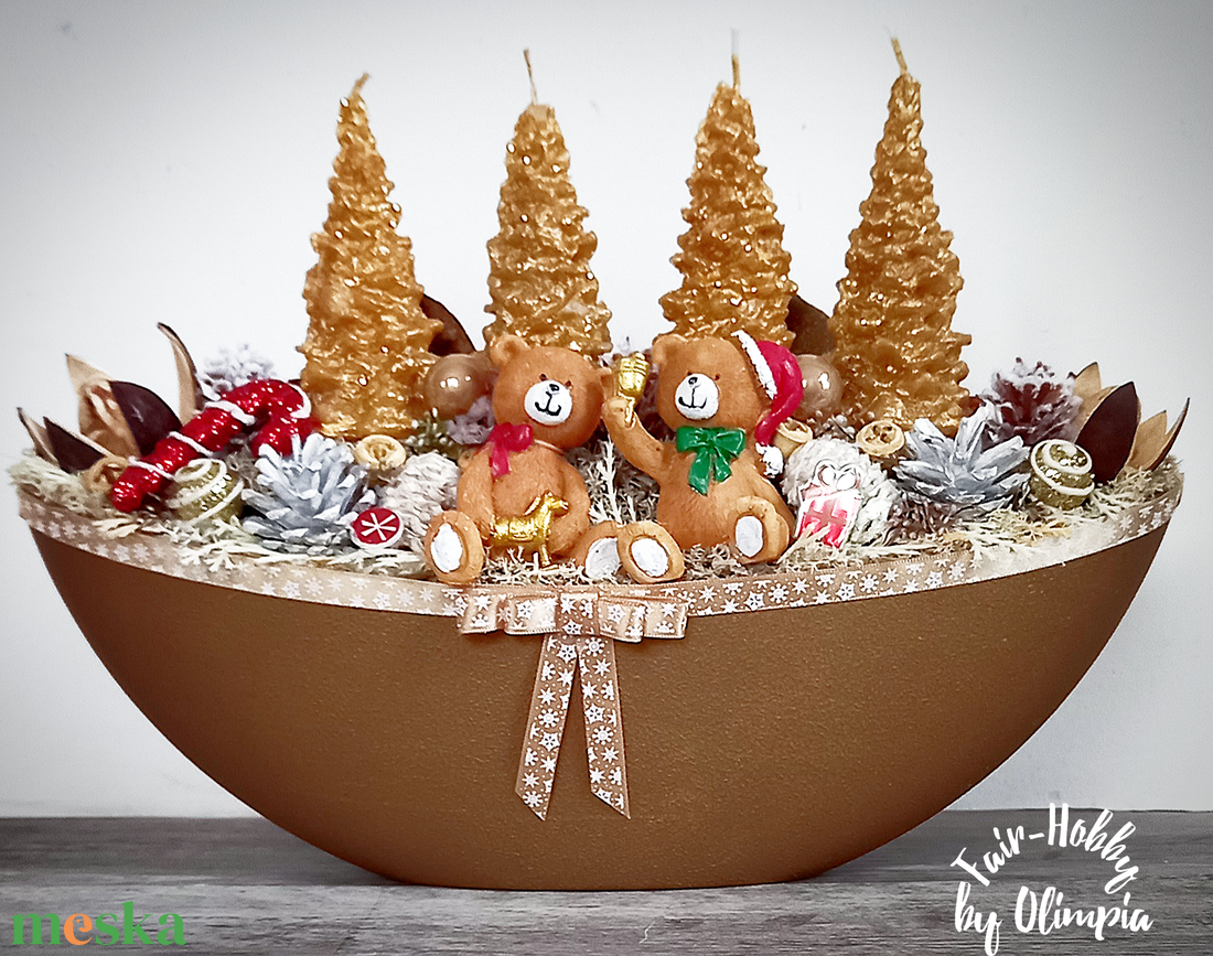 Macis adventi asztaldísz csónak kaspóban - karácsony - adventi díszek - adventi asztaldísz - Meska.hu Macis adventi asztaldísz csónak kaspóban - karácsony - adventi díszek - adventi asztaldísz - Meska.hu