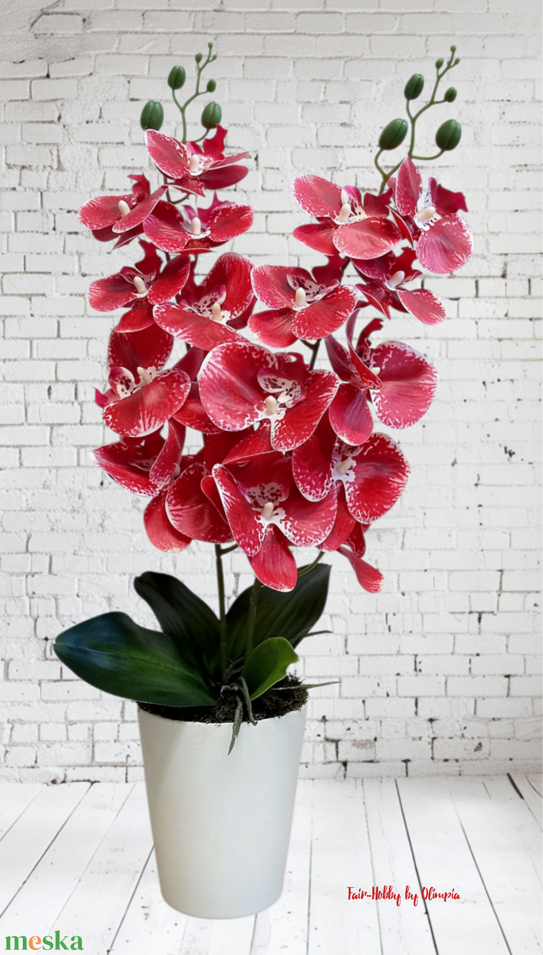 Orchidea kerámia kaspóban - otthon & életmód - dekoráció - asztal és polc dekoráció - asztaldísz - Meska.hu Orchidea kerámia kaspóban - otthon & életmód - dekoráció - asztal és polc dekoráció - asztaldísz - Meska.hu
