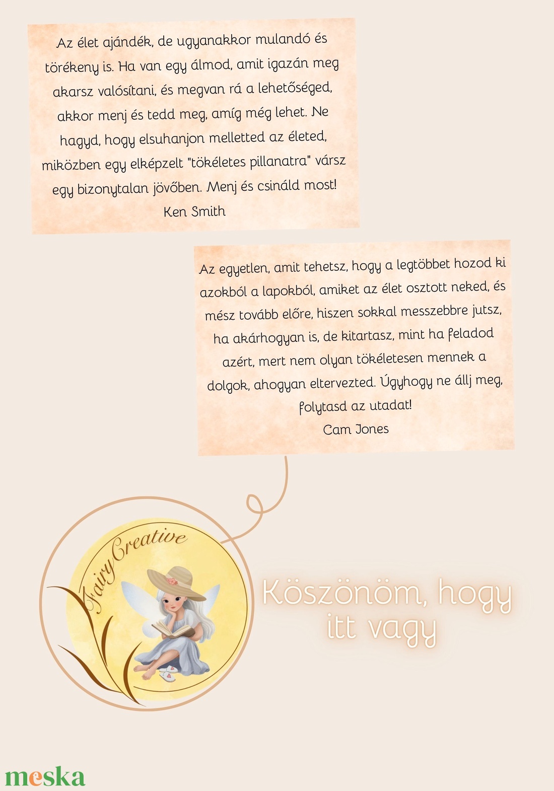 Megerősítő motivációs kártyák 60 kártya tudatosság  - művészet - naptárkártyák, sportkártyák - Meska.hu