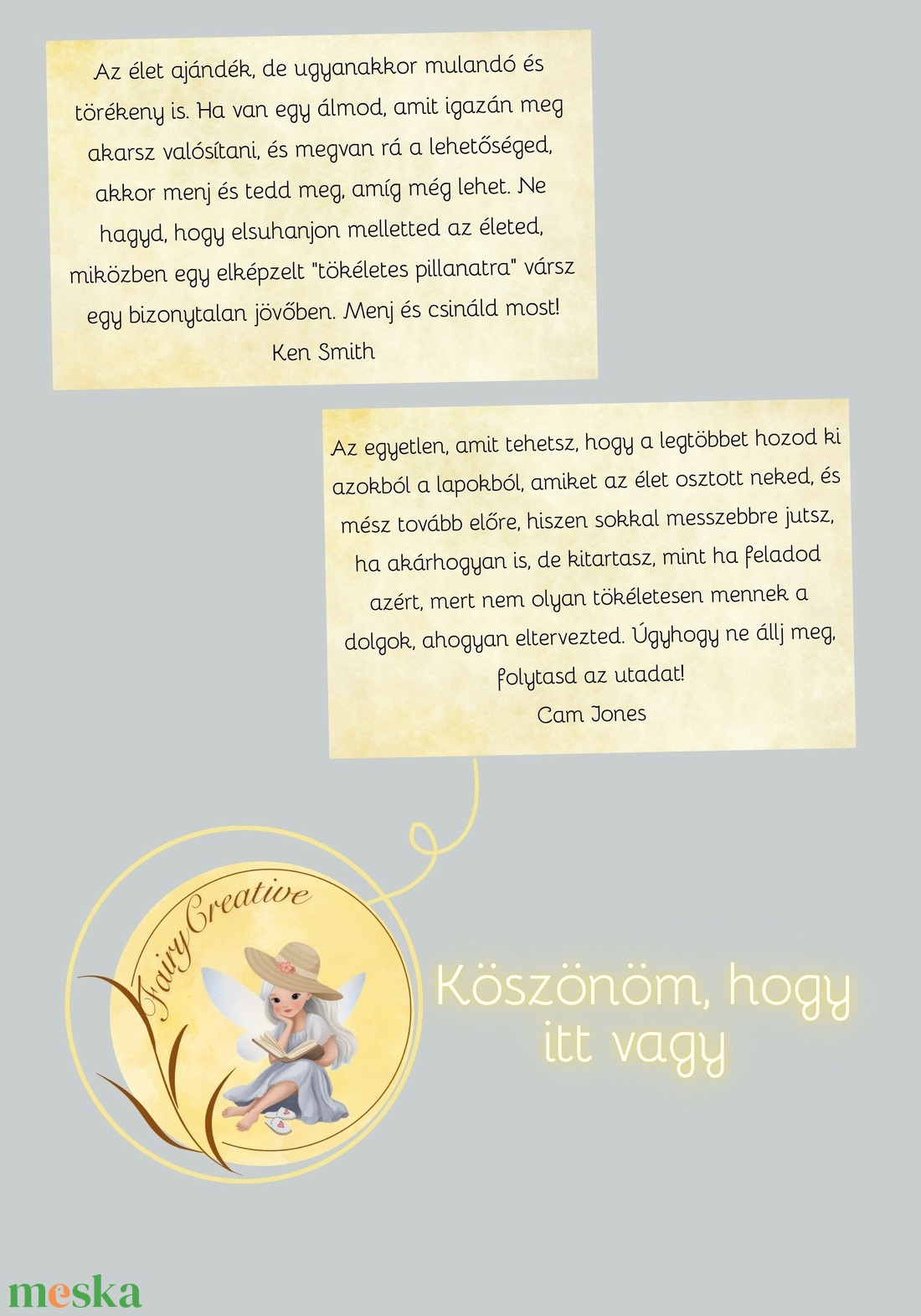 Megerősítő motivációs kártyák 60 kártya tudatosság  - művészet - naptárkártyák, sportkártyák - Meska.hu