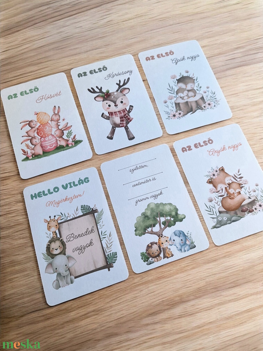 Baba mérföldkő kártyák, babakártyák - safari - játék & sport - babalátogató ajándékcsomag - Meska.hu Baba mérföldkő kártyák, babakártyák - safari - játék & sport - babalátogató ajándékcsomag - Meska.hu
