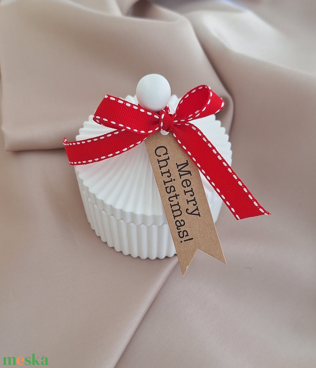 Illatgyertya tartóban, szója gyertya  több illatban elérhető - karácsony - karácsonyi lakásdekoráció - karácsonyi illatgyertya, mécses - Meska.hu