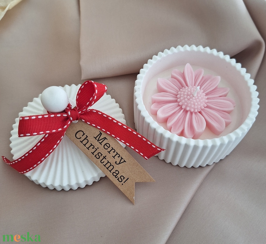 Illatgyertya tartóban, szója gyertya  több illatban elérhető - karácsony - karácsonyi lakásdekoráció - karácsonyi illatgyertya, mécses - Meska.hu