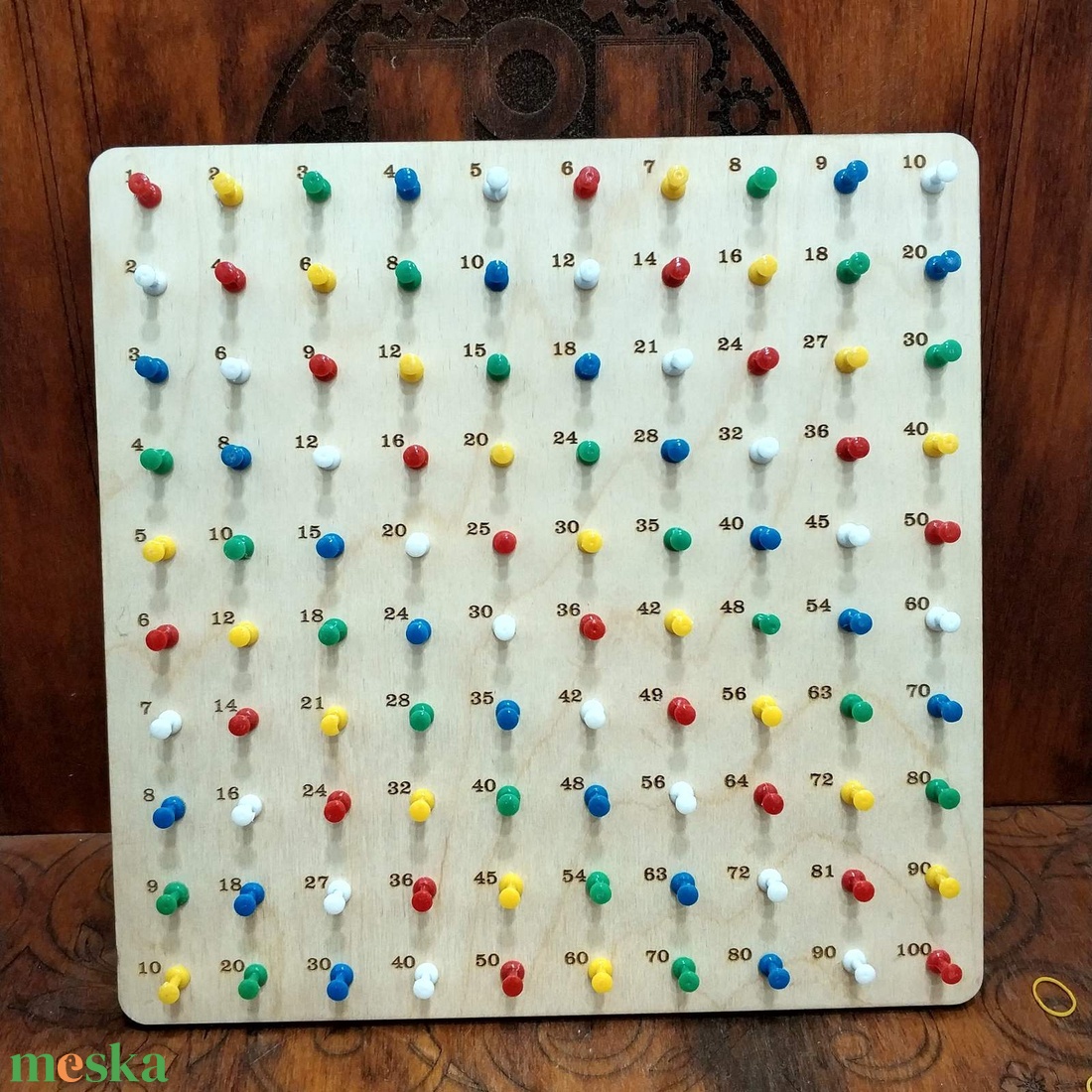 Geoboard / Fa Geotábla Oktatasi Játék / Szorzótábla - játék & sport - készségfejlesztő és logikai játék - oktató játékok - Meska.hu Geoboard / Fa Geotábla Oktatasi Játék / Szorzótábla - játék & sport - készségfejlesztő és logikai játék - oktató játékok - Meska.hu