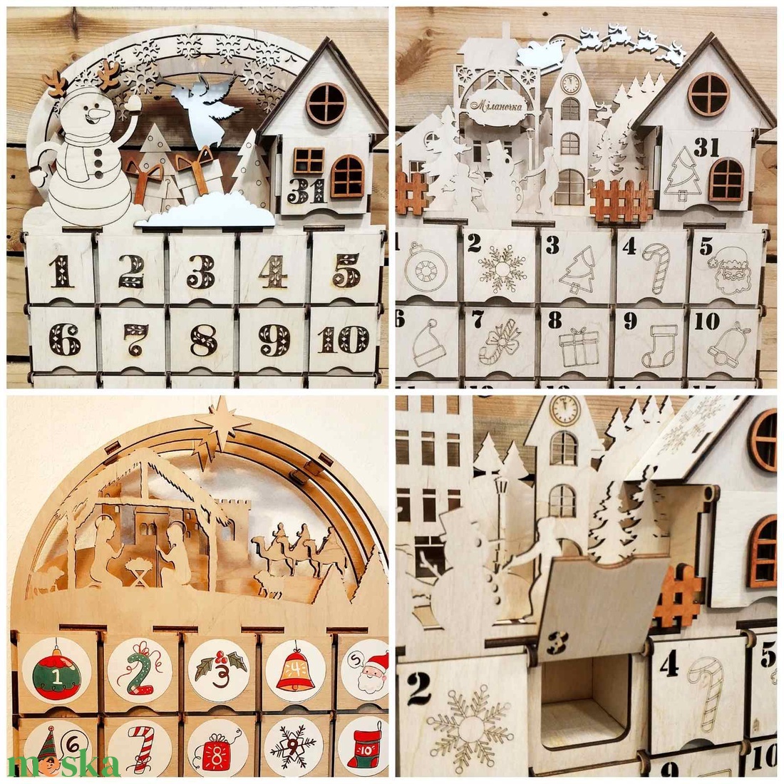 Adventi kalendárium hóemberrel - karácsony - adventi díszek - adventi naptár - Meska.hu Adventi kalendárium hóemberrel - karácsony - adventi díszek - adventi naptár - Meska.hu